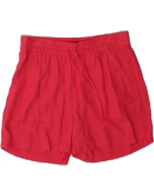 J. CREW Womens Chino Shorts 2XS W36  Pink Linen color block Matte Look