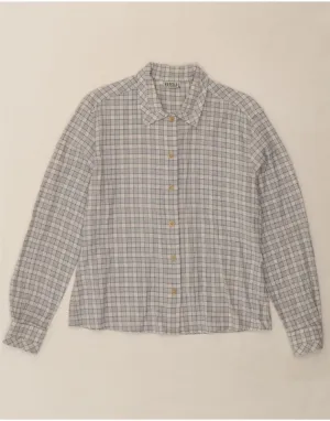 Easy Care MARELLA Womens Shirt UK 16 Large Blue Check