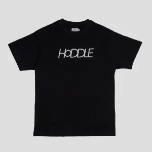 LowImpactDye Urban Fashion Look HODDLE "LOGO" TEE BLACK (WHITE LOGO)