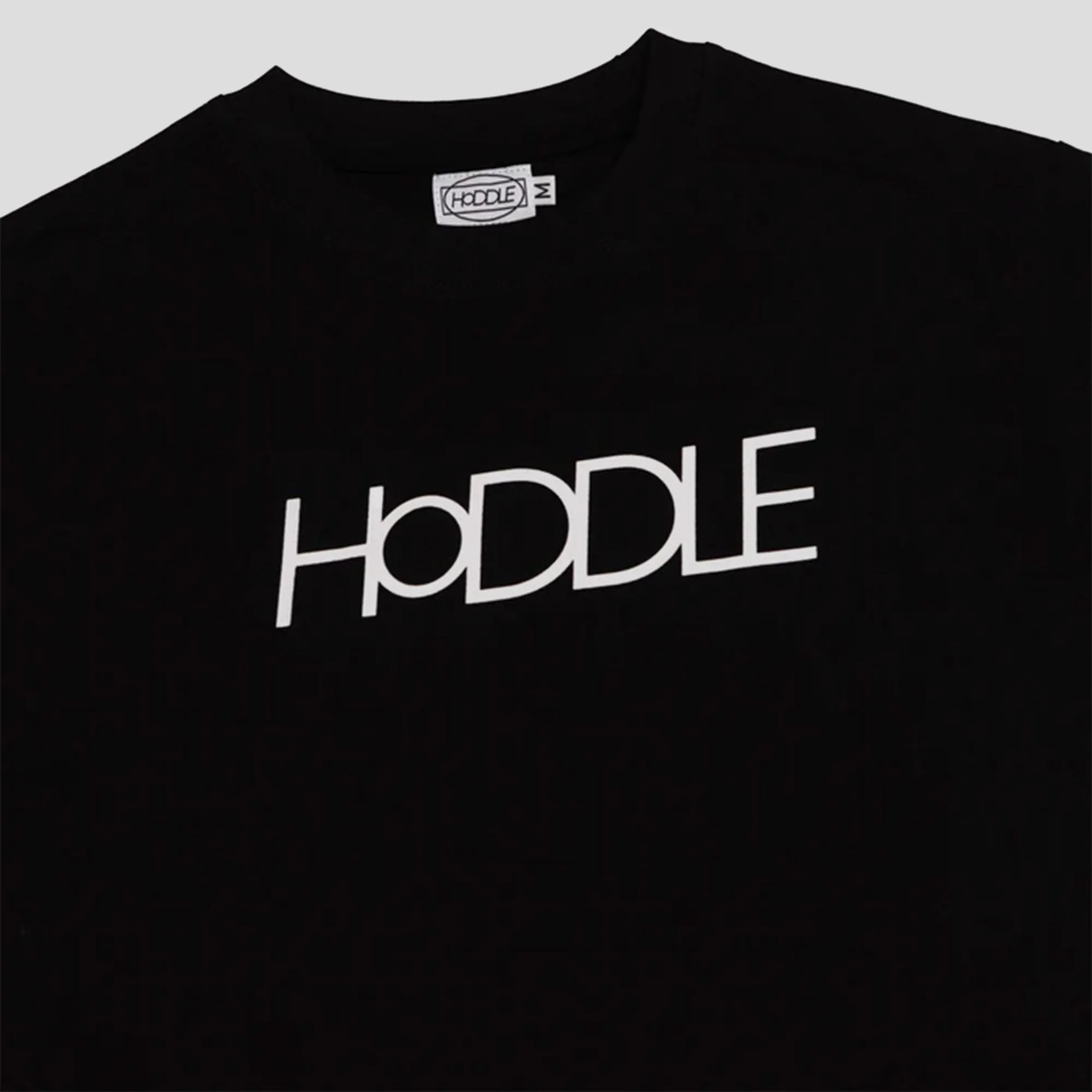 Business Meeting HODDLE "LOGO" TEE BLACK (WHITE LOGO)