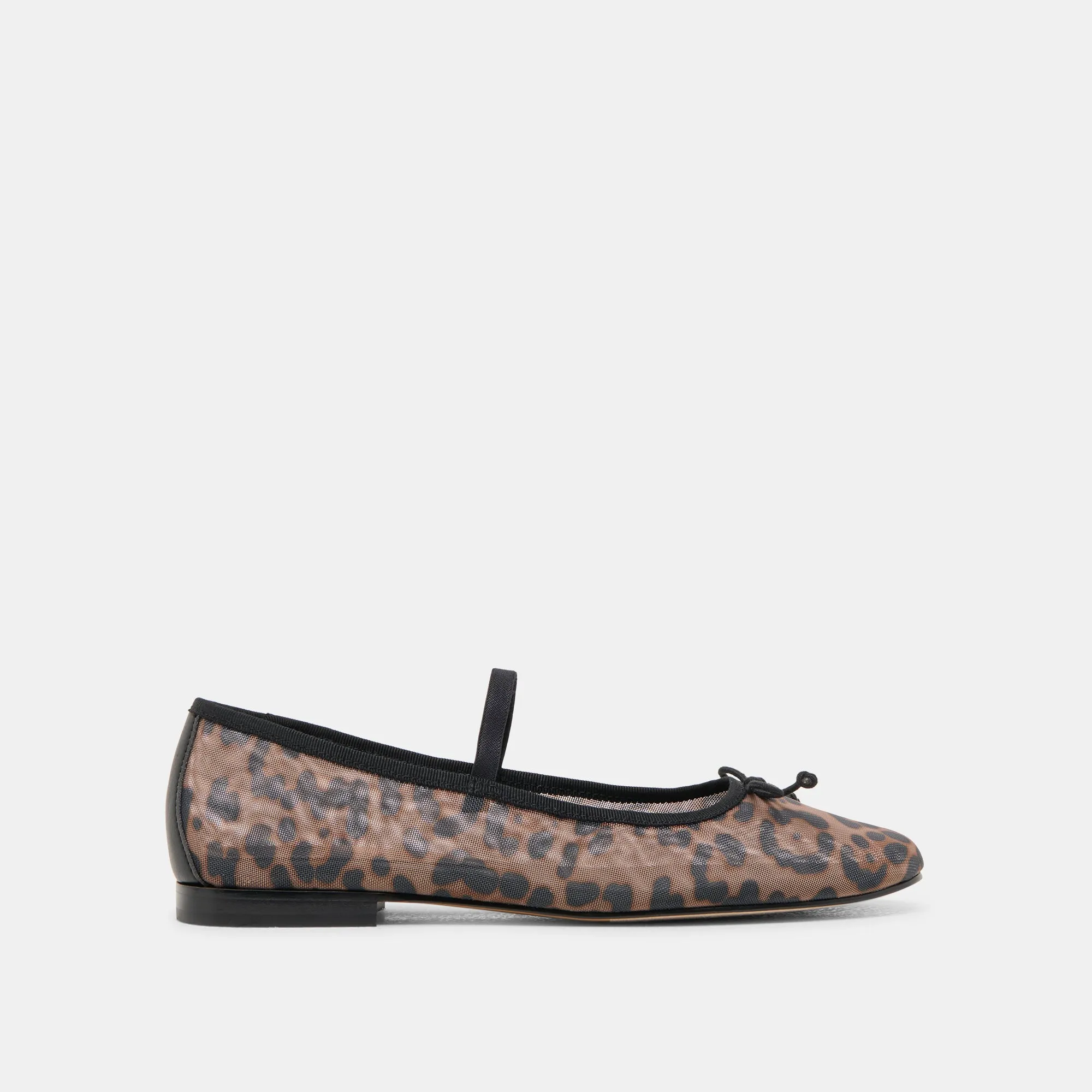 Grass Walk CADEL BALLET FLATS DK LEOPARD MESH