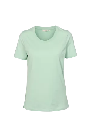 Rebekka Tee - Gossamer Green Quick-Dry Fabric Washable fabric