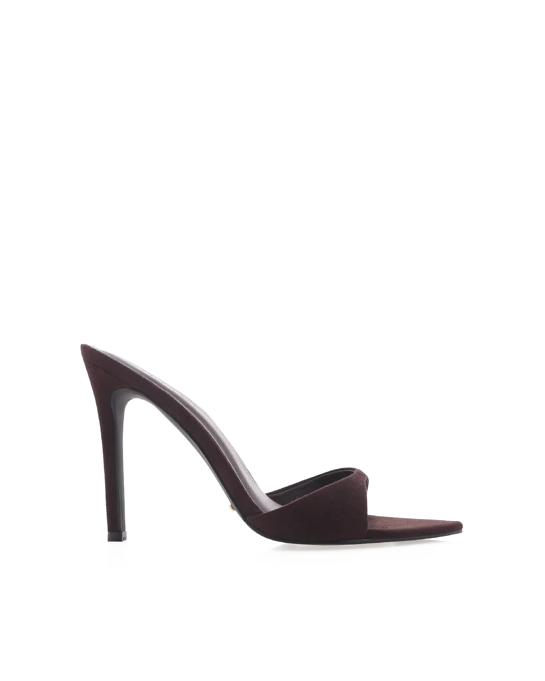 QUINBY - DARK CACAO SUEDE Peep Toe Booties