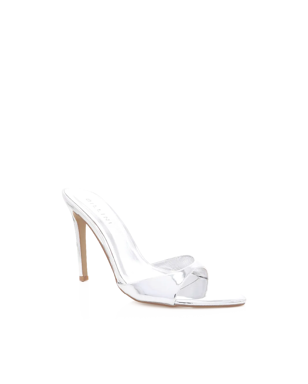 QUINBY - SILVER CHROME Nude Pumps for Weddings Comfortable Straps