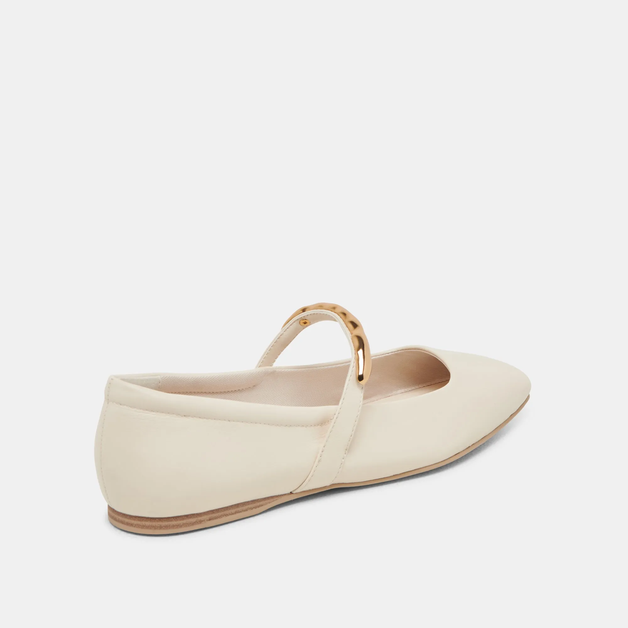 RADYA BALLET FLATS CREME LEATHER Bay Step Life Joy