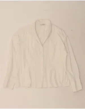 ENARA CAMICE Womens Shirt Blouse UK 16 Large White Boho chic