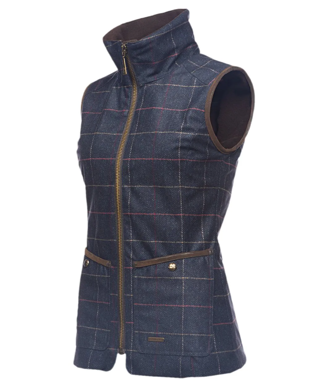 UV Protective Layer Baleno Womens Perth Printed Tweed Bodywarmer