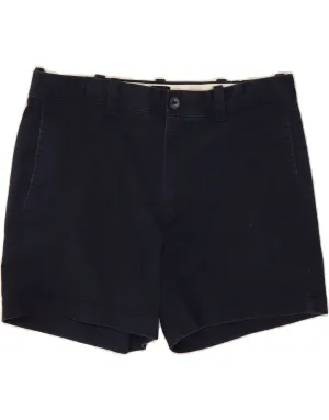 Winter Essentials Seamless Side Panels J. CREW Womens Chino Shorts W32 Large Navy Blue Cotton