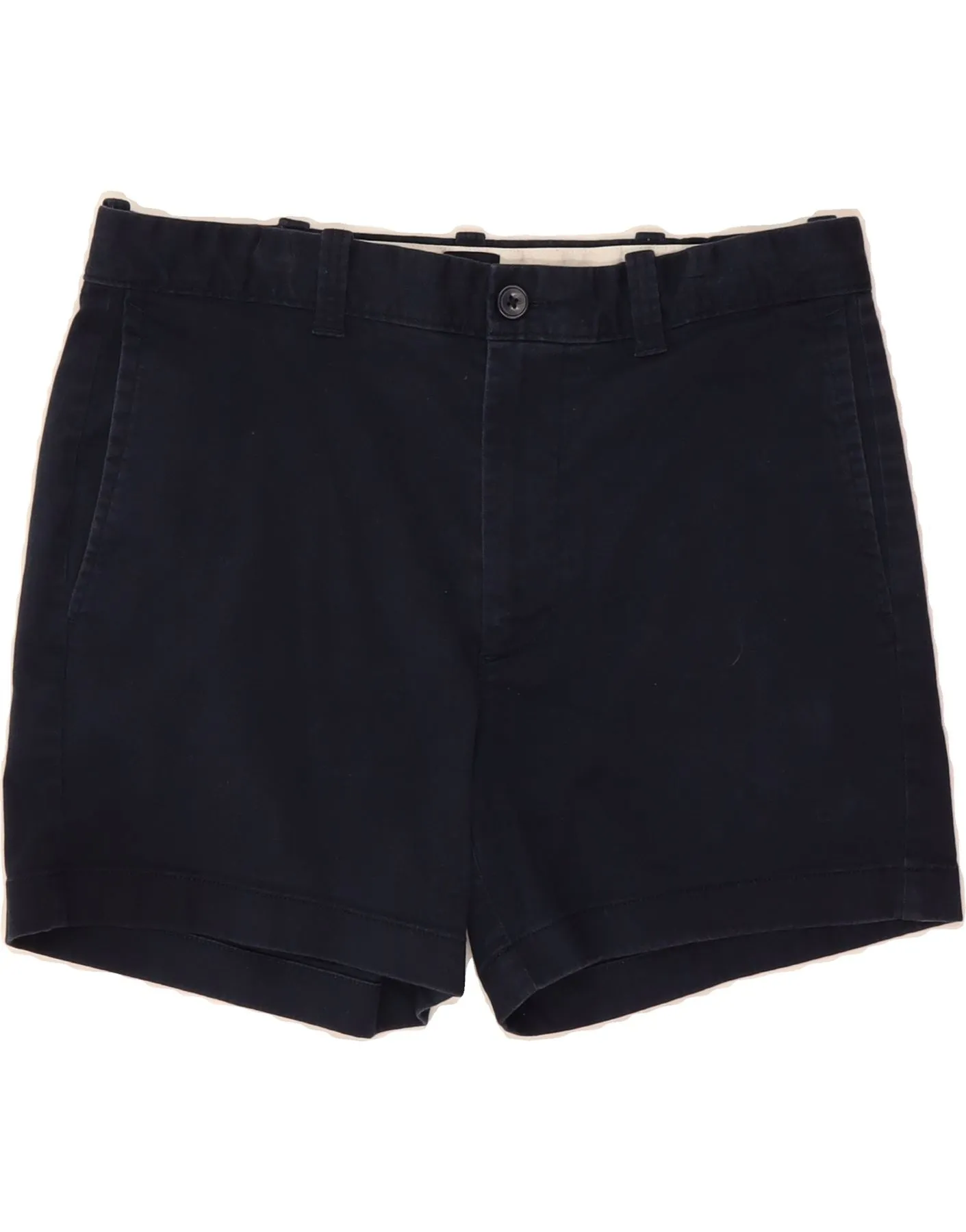 Winter Essentials Seamless Side Panels J. CREW Womens Chino Shorts W32 Large Navy Blue Cotton