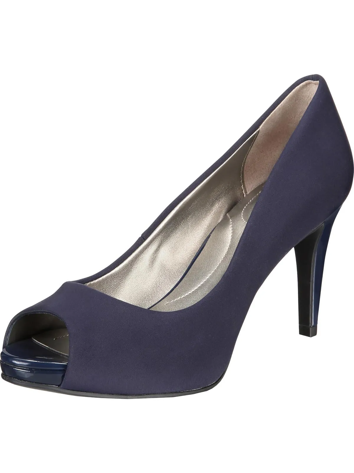 Cushioned heel Rainaa Womens Padded Insole Peep-Toe Heels