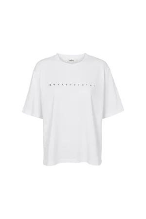 DropShoulderDesign Raja Logo Tee - White