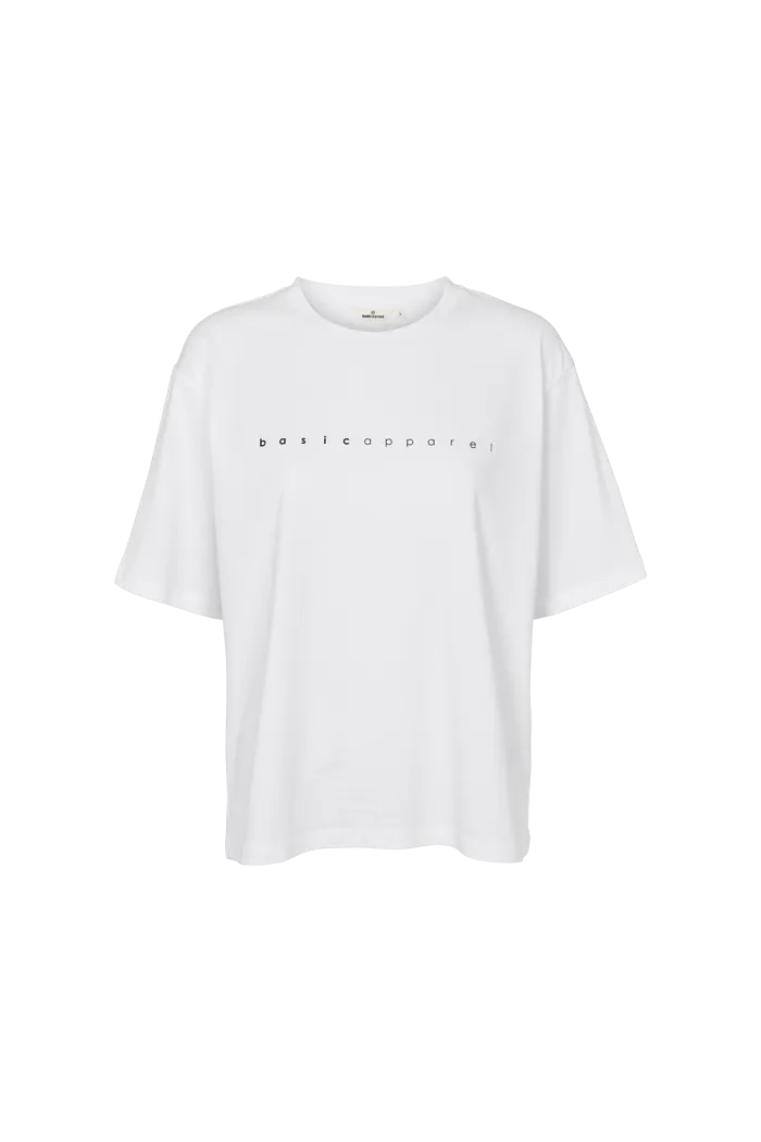 Raja Logo Tee - White perfect for all-day wear Soft and durable