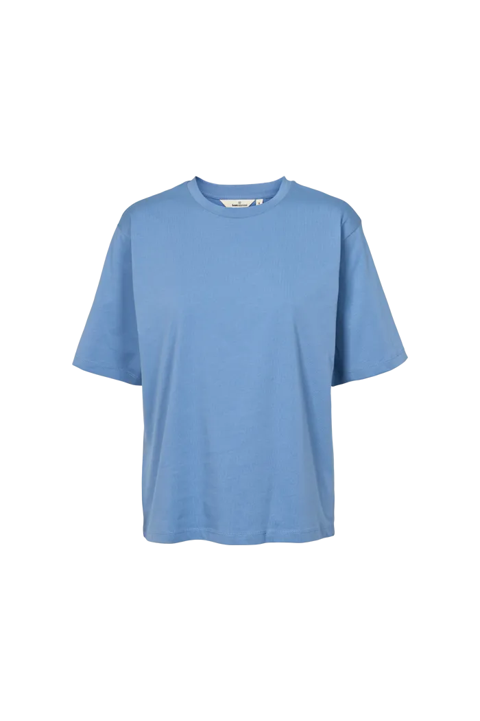 SoftenedTexturedWeave Casual Design Raja Tee - Quiet harbor