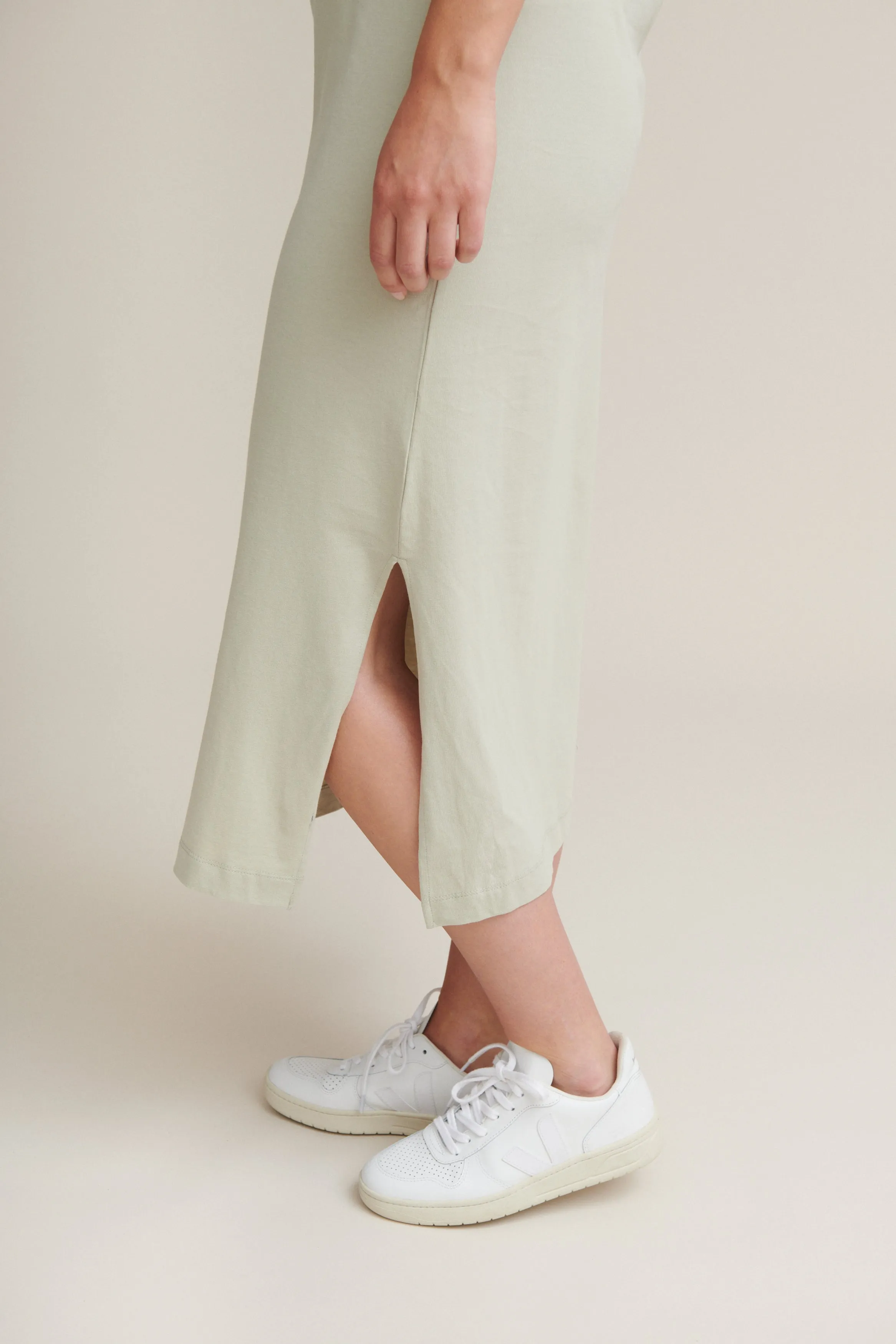 summer look Rebekka Dress - Moss Gray