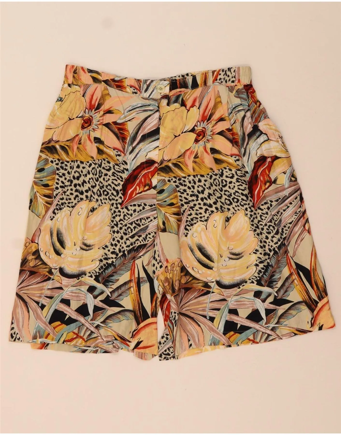Winter Collection NEW FAST Womens Casual Shorts IT 42 Medium W34  Multicoloured Floral