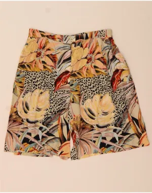 Winter Collection NEW FAST Womens Casual Shorts IT 42 Medium W34  Multicoloured Floral