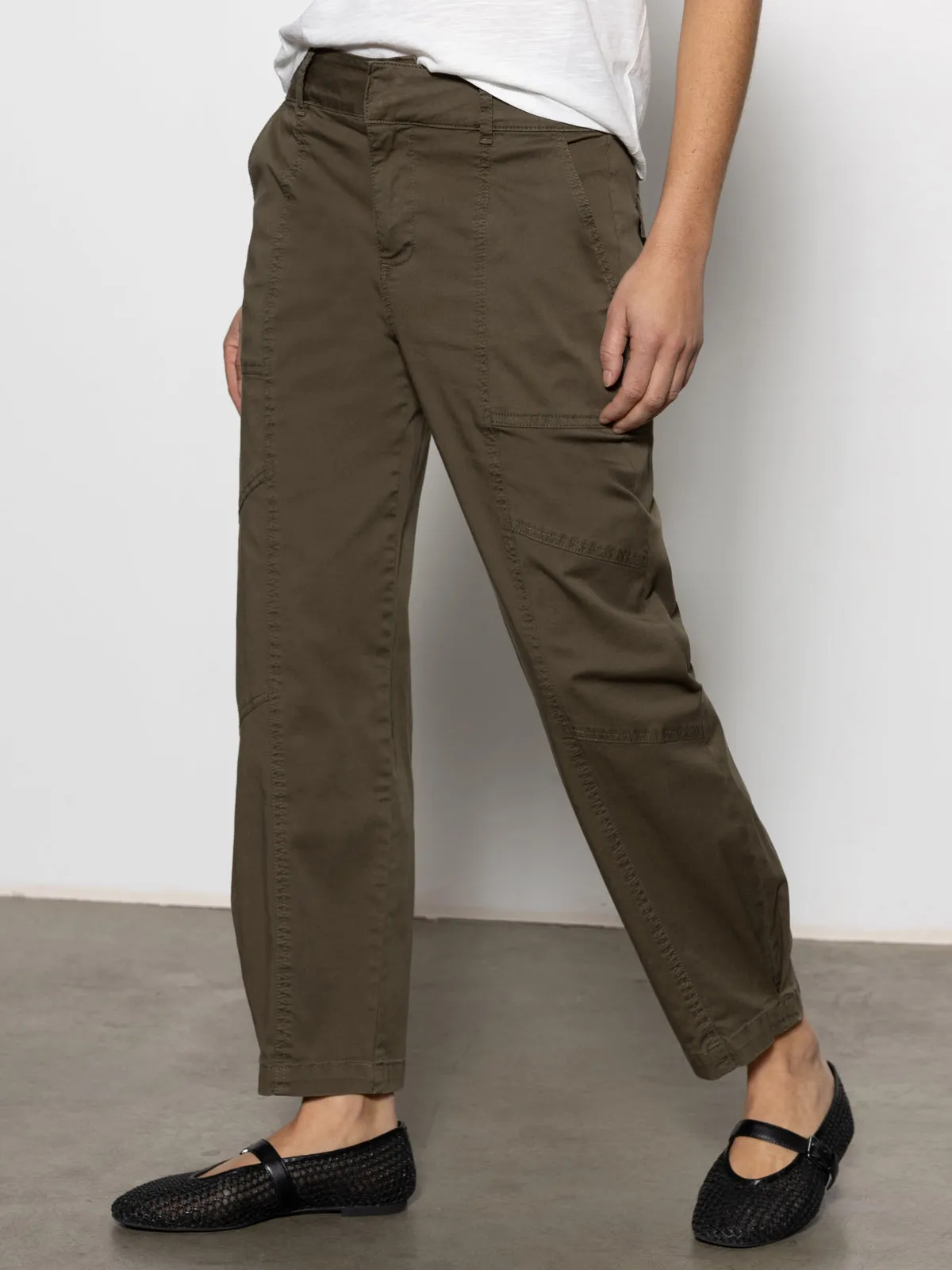 Casual Wear Utility Ready Sahara Tapered Standard Rise Pant Burnt Olive