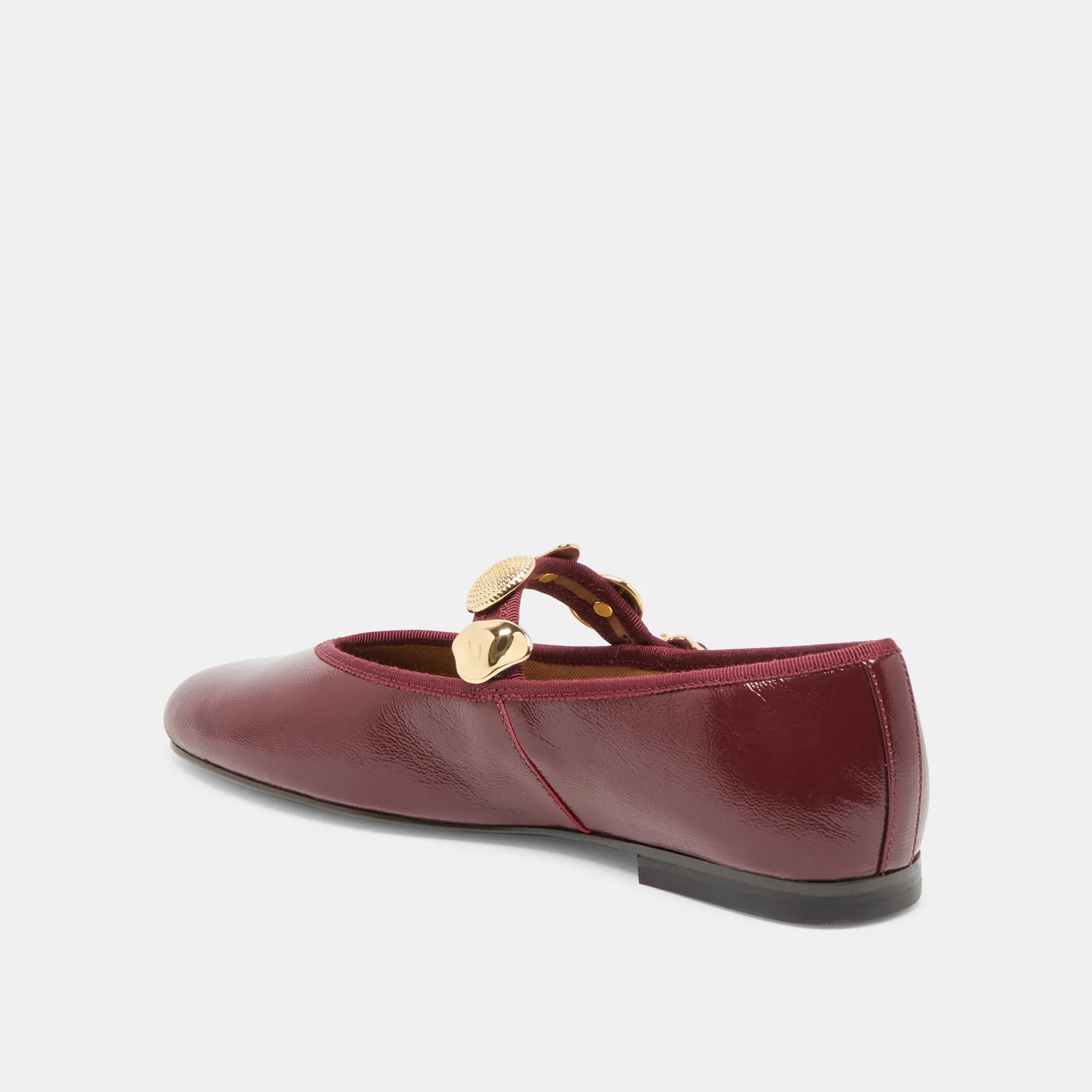RELAN BALLET FLATS OXBLOOD LEATHER Reliable Support