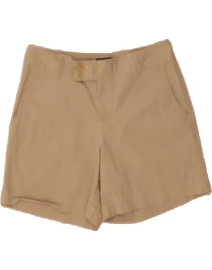 EDDIE BAUER Womens Mercer Fit Chino Shorts US 6 Medium W30  Beige Cotton UV Protective Fabric Versatile Styling