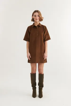 Soft Movement Isa Polo Dress - Desert palm