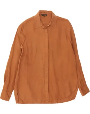 MASSIMO DUTTI Womens Shirt EU 36 XS Brown Bold Hue