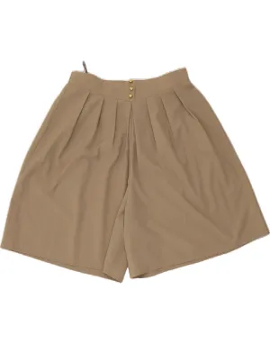 Trendy Apparel Lakeside Relaxation C & A Womens High Waist Pegged Casual Shorts EU 44 XL W36  Beige Polyester
