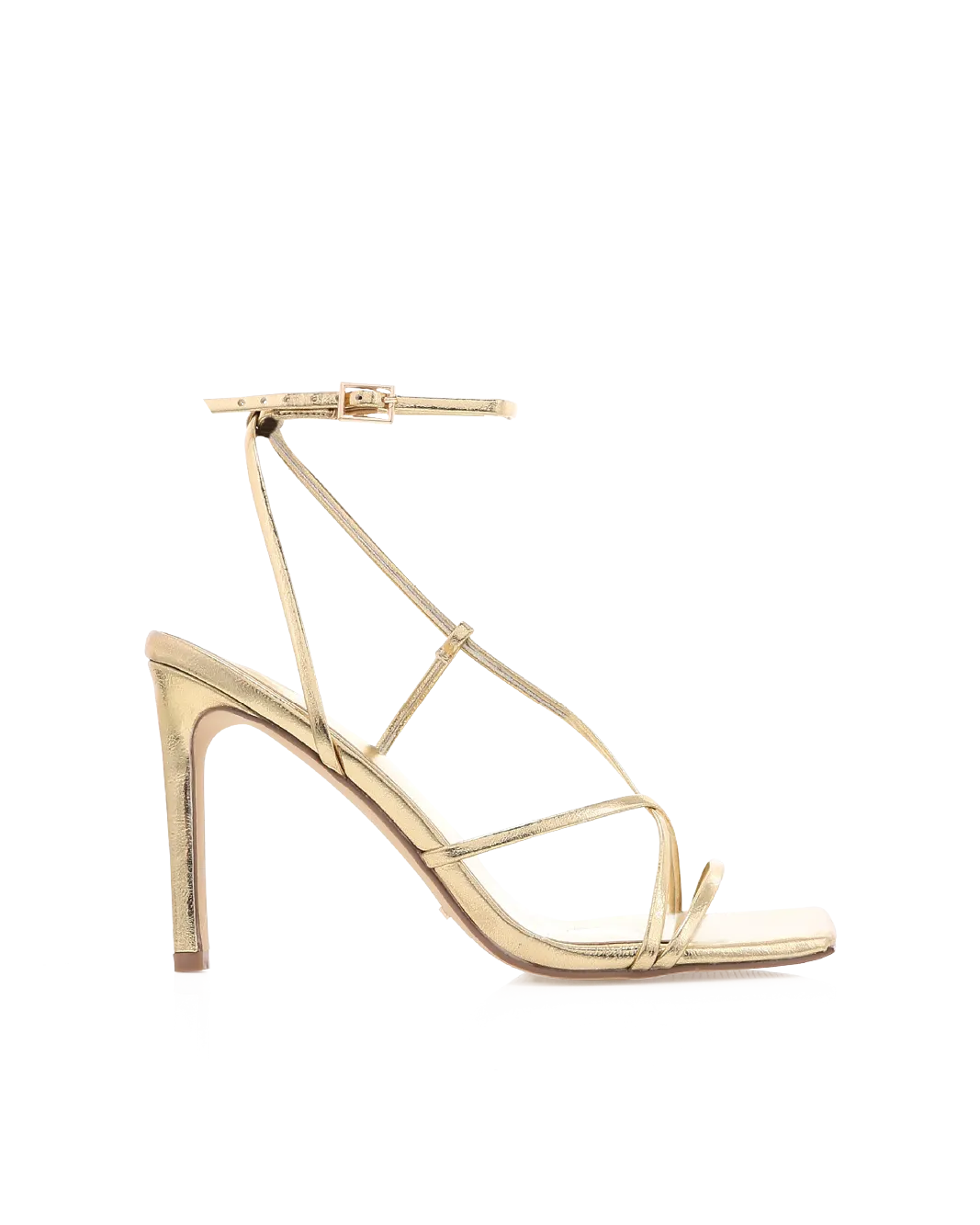 Teddy Heel Boots ELPHABA - GOLD METALLIC