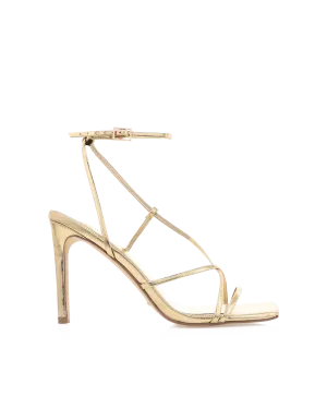 Teddy Heel Boots ELPHABA - GOLD METALLIC