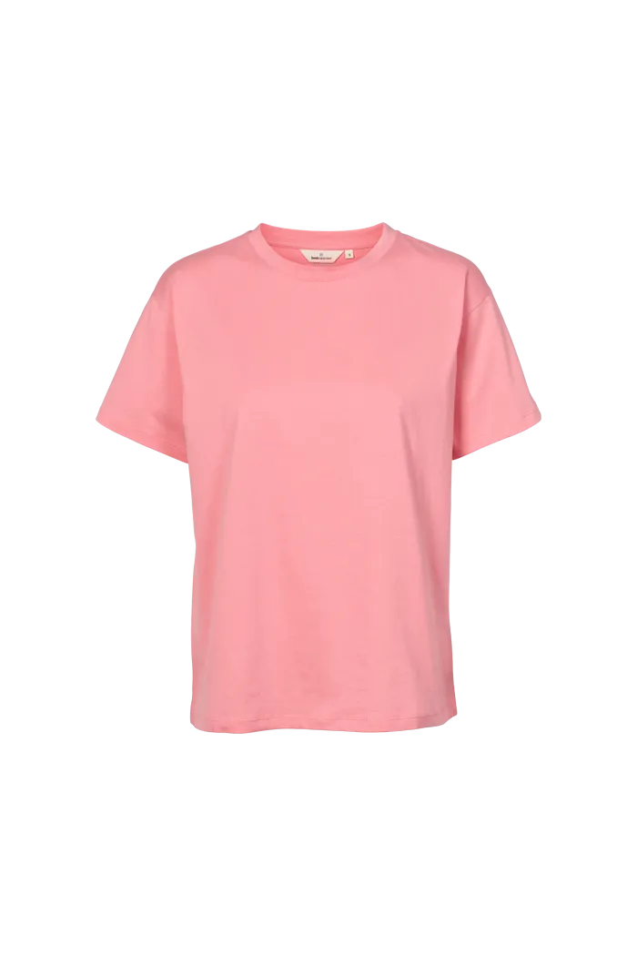 Raw Hem Finish Unisex style Rikke Tee - Conch Shell