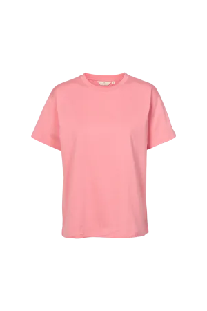 Raw Hem Finish Unisex style Rikke Tee - Conch Shell
