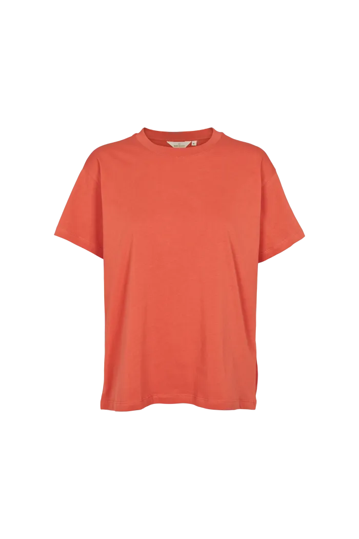 Rikke Tee - Summer Fig Reinforced Shoulder Stitching