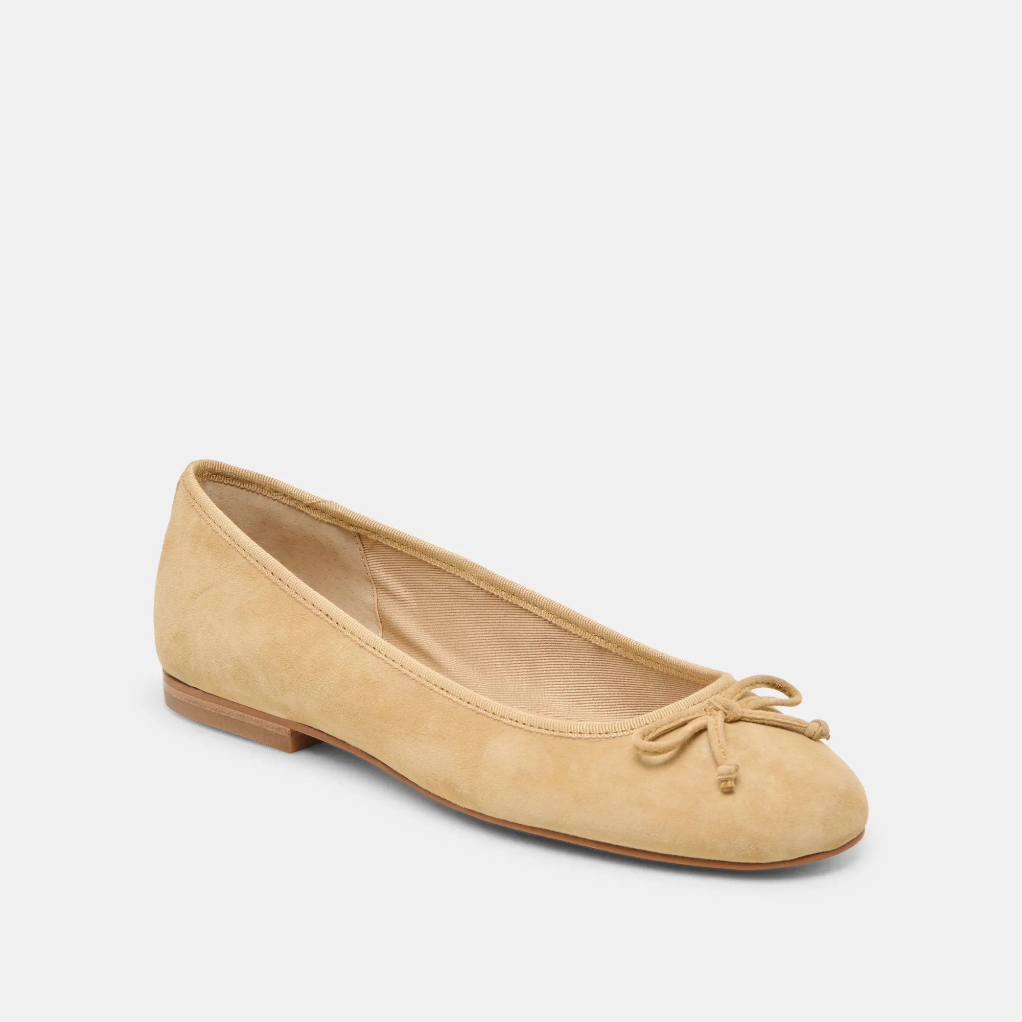 RITLA BALLET FLATS HONEY SUEDE Family Glow foldable