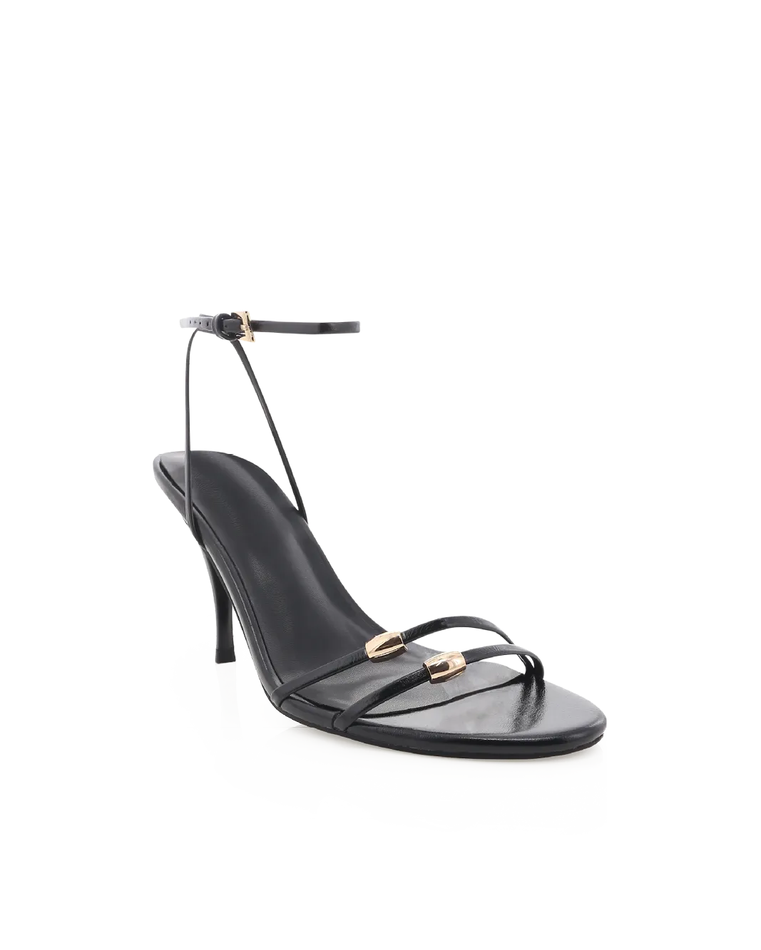 ROBIN - BLACK SHINE Classic Bridal Sandals Retro Bridal Shoes