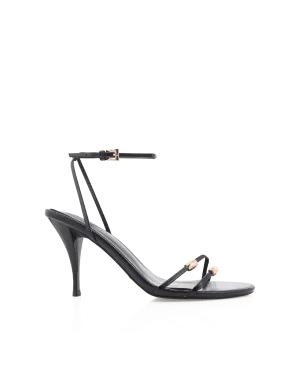 ROBIN - BLACK SHINE Comfortable Stilettos Dynamic Feel