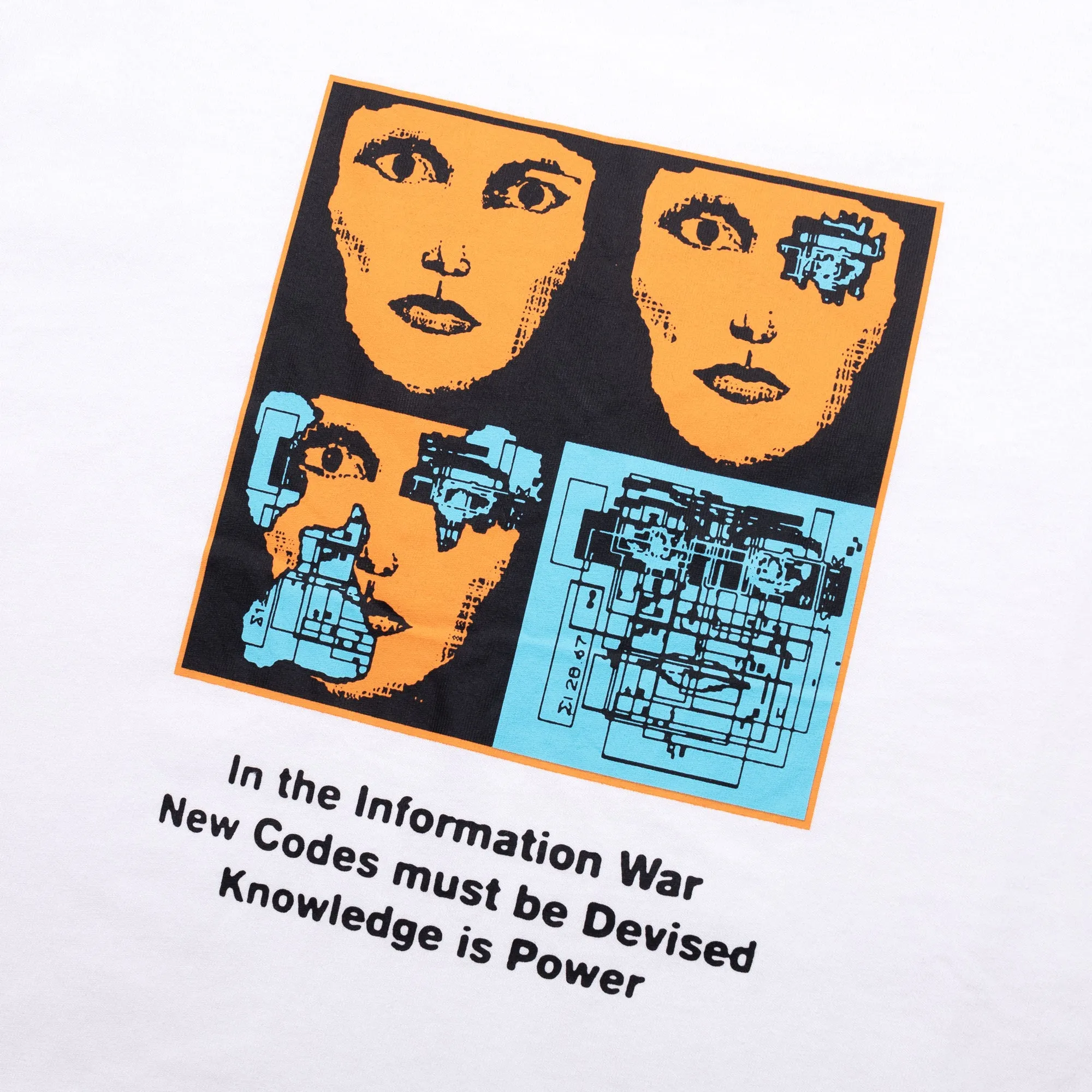 Come Sundown Information War Tee - White Temperature Regulating Fabric