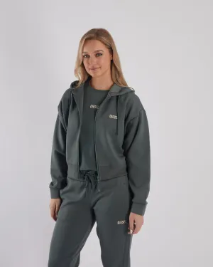 Rosamund Zipper Grassland product herringbone texture foldable