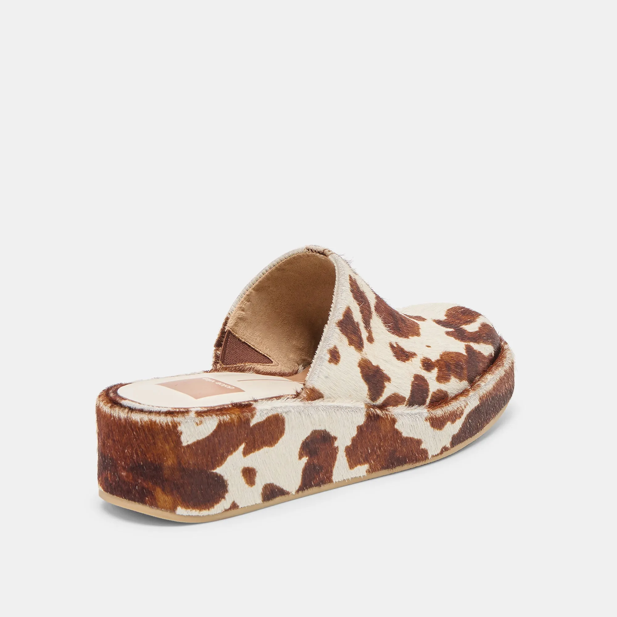 Ferry Mood Sleek Footwear ROSITA FLATS COCOA TAURUS CALF HAIR