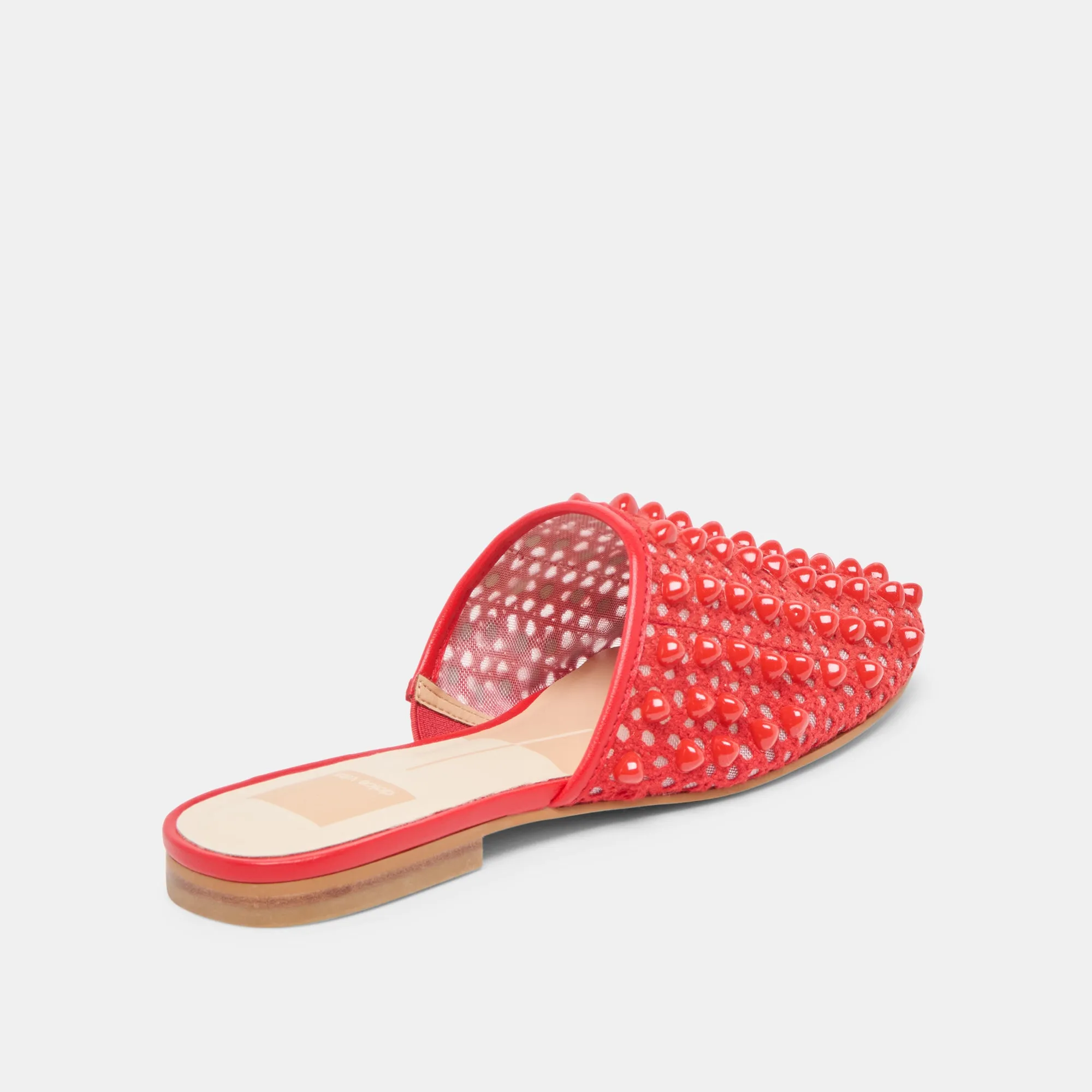 ROVA BEAD FLATS CHILI BEADED MESH Marina Step