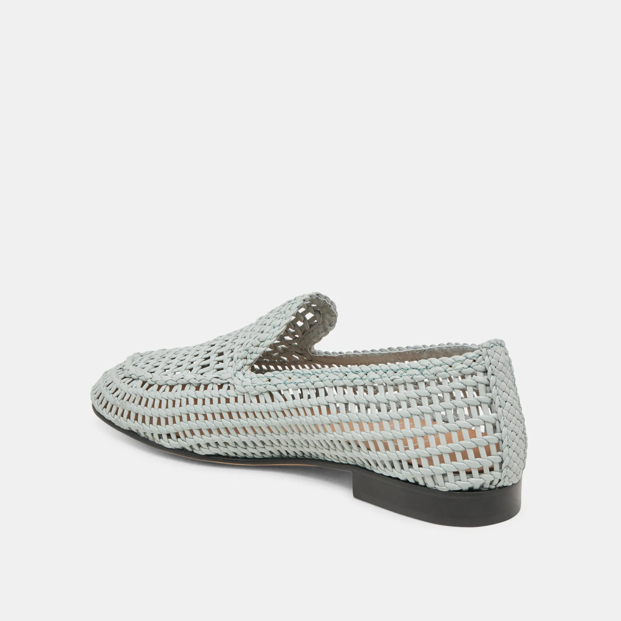 ARMOND FLATS SKY BLUE WOVEN LEATHER Easygoing Comfort