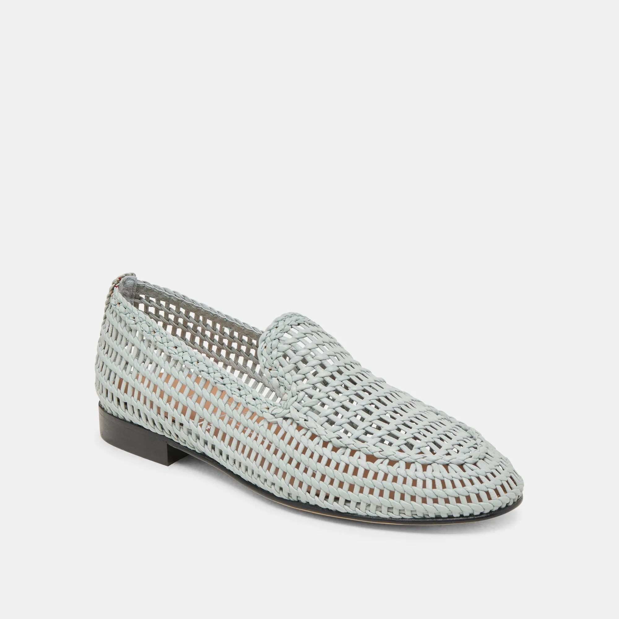 ARMOND FLATS SKY BLUE WOVEN LEATHER Comfort Cushion
