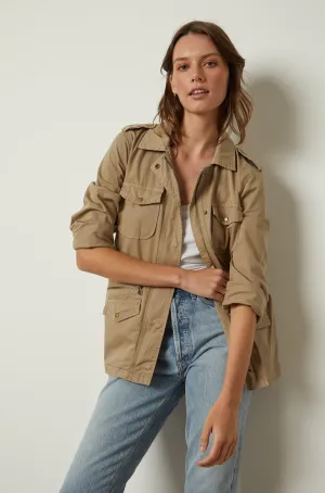 Breathable Layer RUBY LIGHT-WEIGHT ARMY JACKET