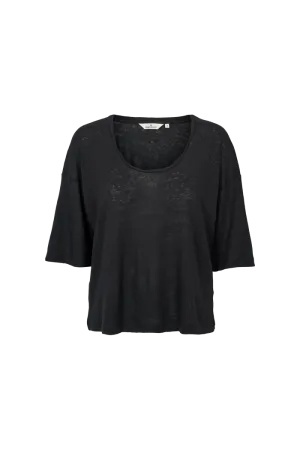 Ryda Oversized Tee - Black Seam Free Back SeamlessSidePanels