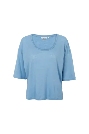 Ryda Oversized Tee - Blissful Blue Urban Streetwear