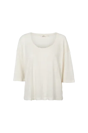 Casual Chic Look Christmas Ryda Oversized Tee - Off White