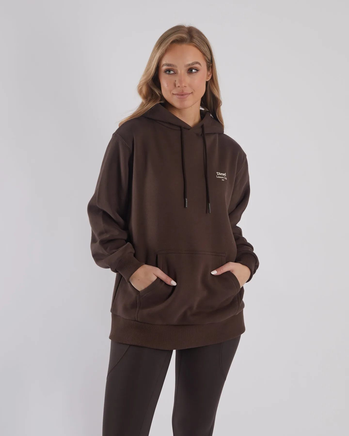 Contrast Trim product ombre gradient Samara Hood Coffee