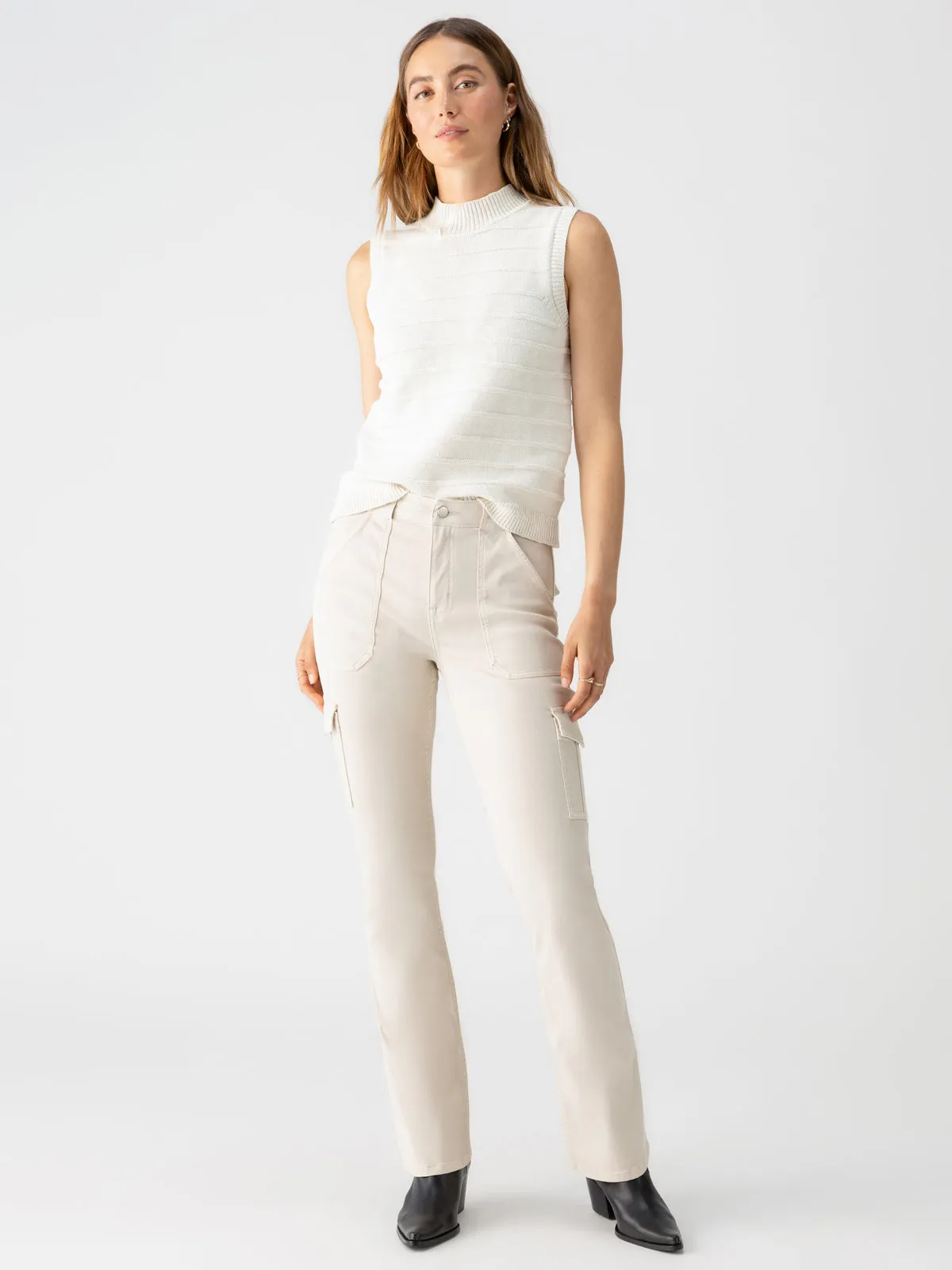 Chill Comfort Wear Sculpted Hayden Bootcut Standard Rise Pant Toasted Almond