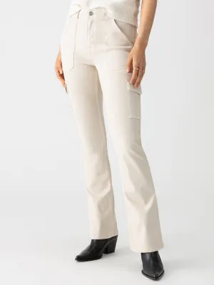 Sculpted Hayden Bootcut Standard Rise Pant Toasted Almond Abrasion Resistant Fabric Sport Performance