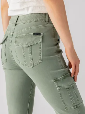 Tapered ankle Sculpted Hayden Cargo Standard Rise Pant Dark Spruce