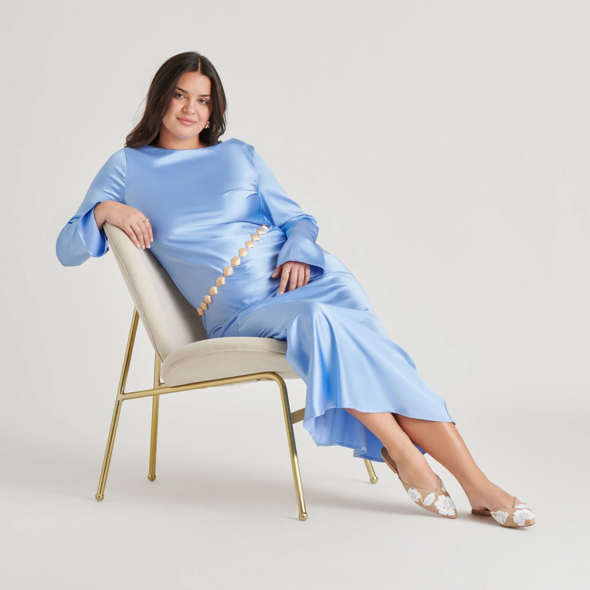 ELM FLATS NATURAL MULTI FLORAL SEQUIN Kind Day Resort Mood