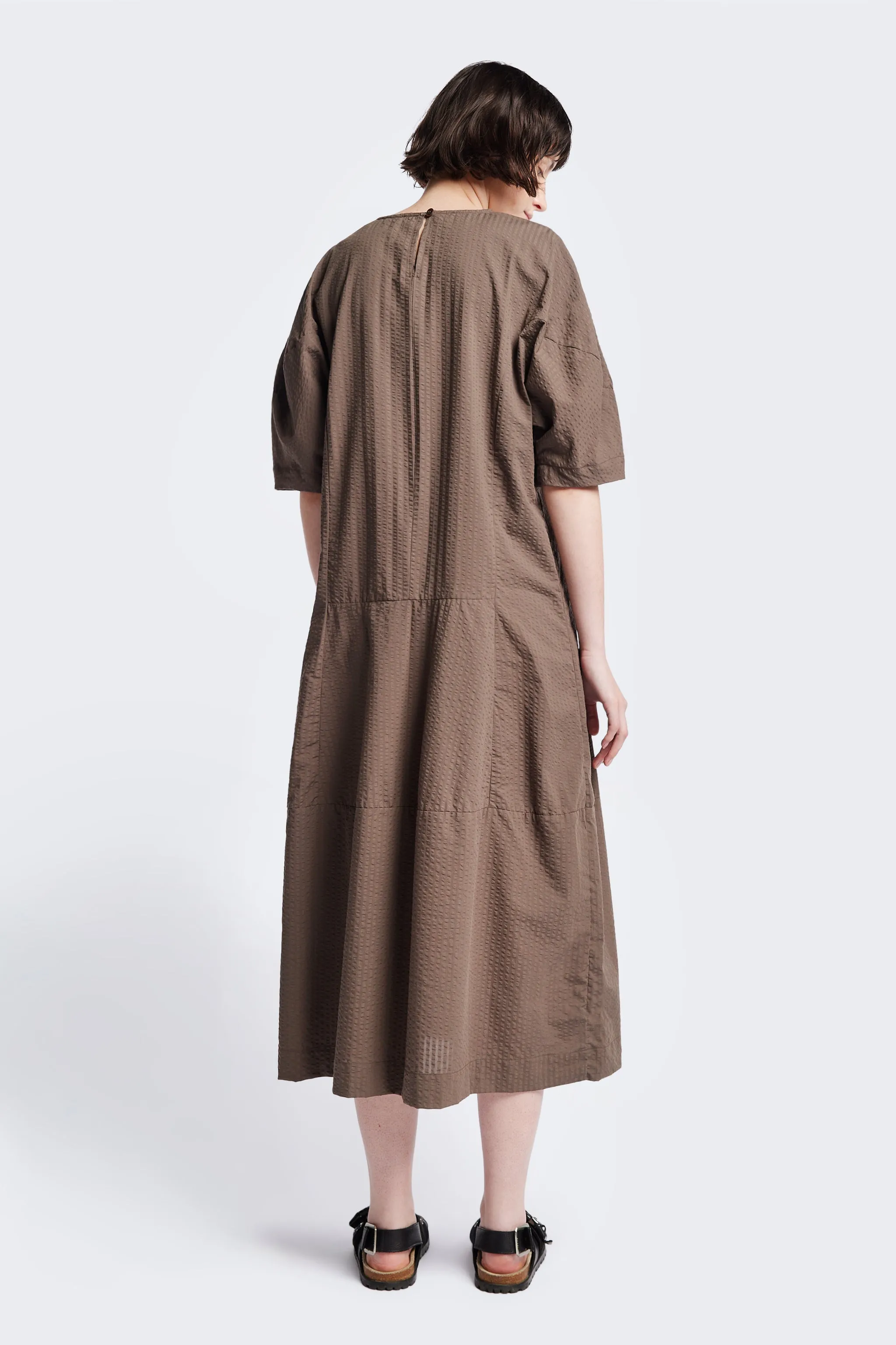Scoria Dress Brown Perfect Day-to-Night Sophisticated Style